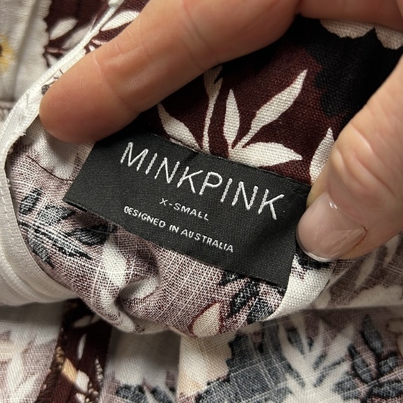 Mink Pink Maya Floral Pants Size XS - Picture 12 of 14
